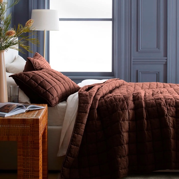 Quince- European Linen Quilt NWT-Queen/Full - Picture 3 of 3